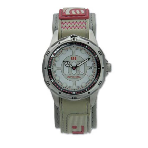 Mens Animal Double O One Watch Red / Cream