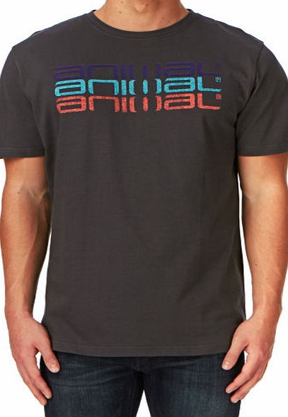 Animal Mens Animal Laharas T-shirt - Asphalt Grey