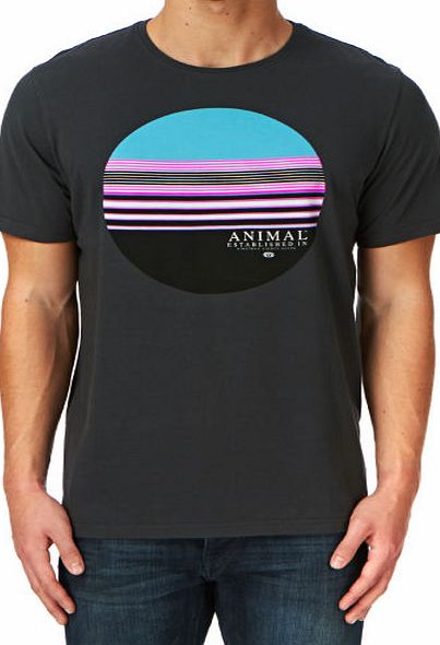 Animal Mens Animal Lamary T-shirt - Asphalt Grey