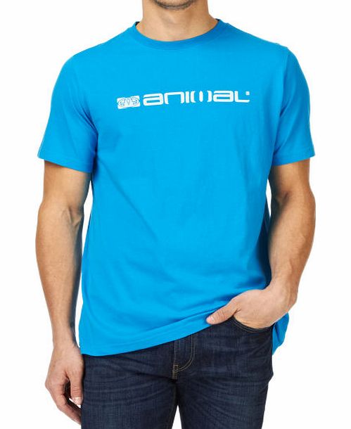 Animal Mens Animal Lane T-shirt - Hawaiian Blue