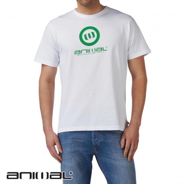 Animal Mens Animal Largs T-Shirt - White