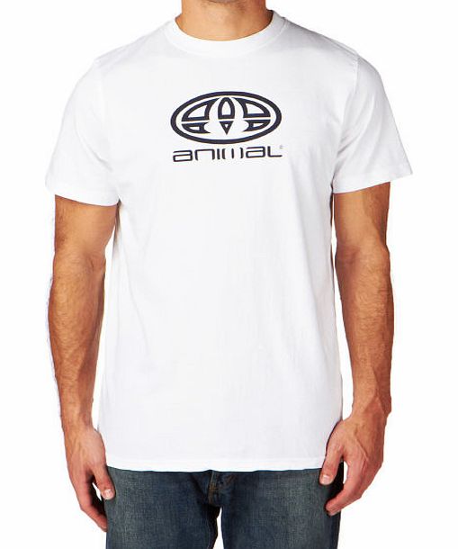 Animal Mens Animal Lennon T-Shirt - White