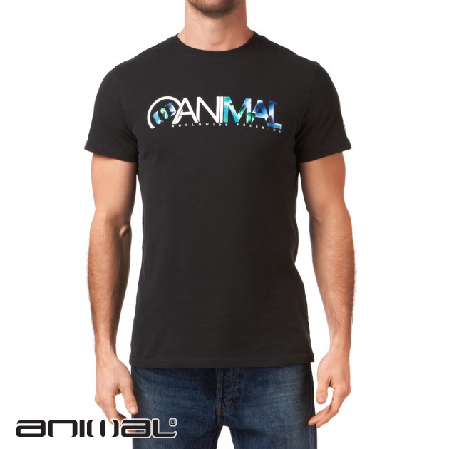 Animal Mens Animal Limavady T-Shirt - Black