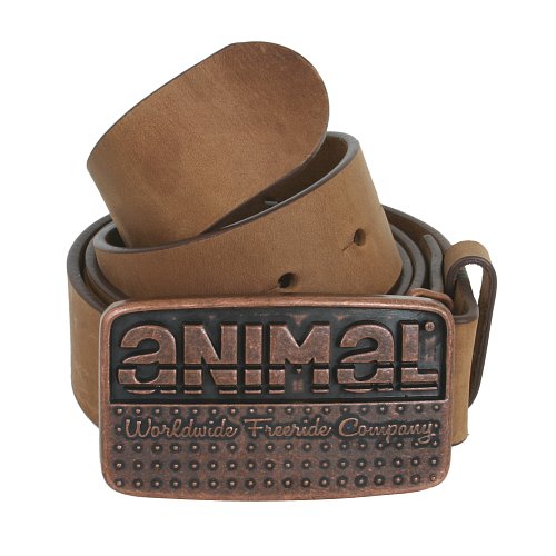 Animal Mens Animal Manfred Leather Belt 011 Brown