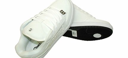 Mens Animal Mitch D-Lux Closed Toe Shoe. White