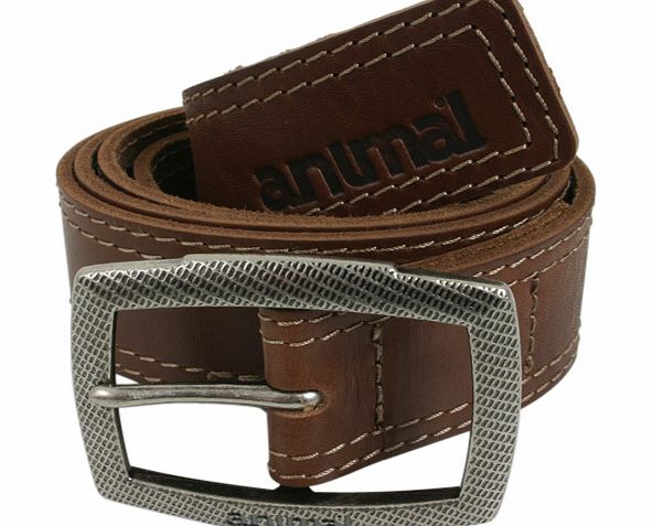 Animal Mens Animal The Cleaner Leather Belt 167 Tan