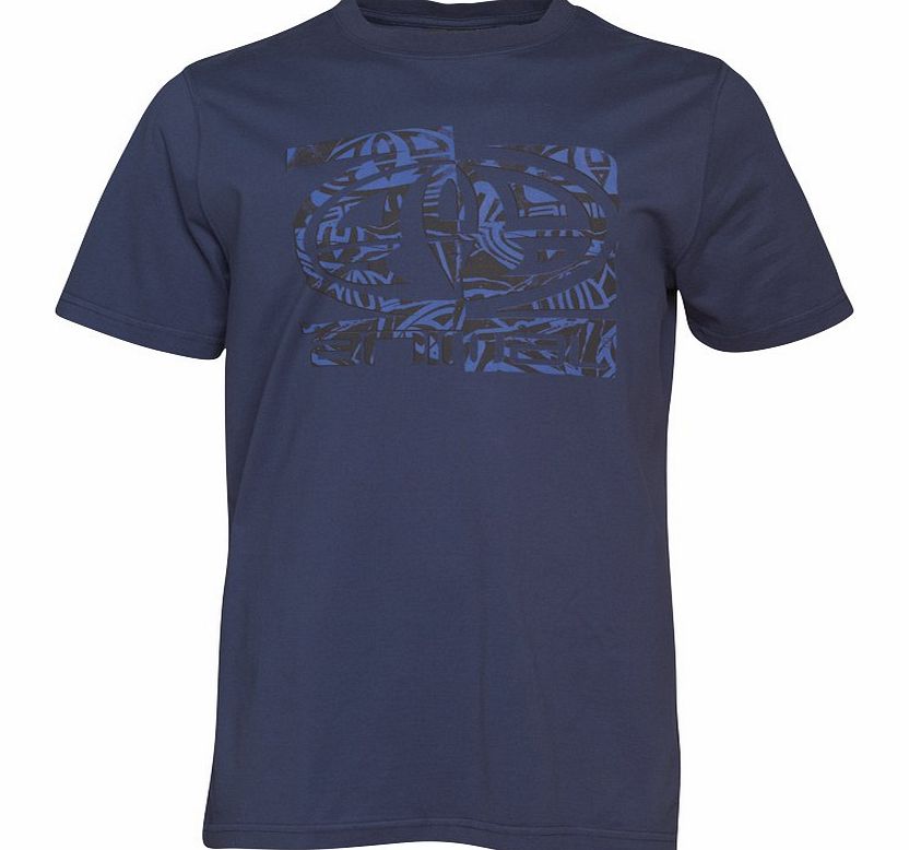 Animal Mens Latis Graphic T-Shirt Indigo