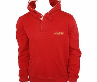 Mens Animal Connaught Hoody. Rio Red