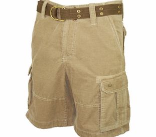 Animal Mens Mens Animal Delux Cord Walk Short. Taupe