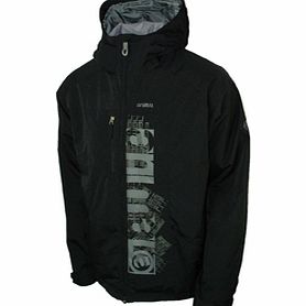 Animal Mens Mens Animal Dub Dub Snowboard Jacket. Black