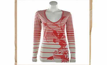 Animal Mistletoe Long Sleeve Tee Pumice Stone