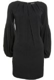 animal PRINCIPLES - Black Crepe Ovoid Dress - Black - Size 10