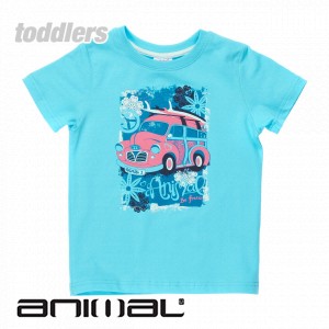 T-Shirts - Animal Aboot T-Shirt - Turquoise