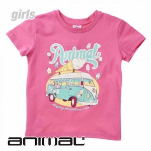 Animal T-Shirts - Animal Amara T-Shirt - Azalea