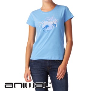 Animal T-Shirts - Animal Ashley T-Shirt - Azure