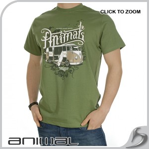 Animal T-Shirts - Animal Beaver T-Shirt - Loden