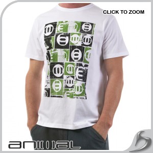 Animal T-Shirts - Animal Beckett T-Shirt - White