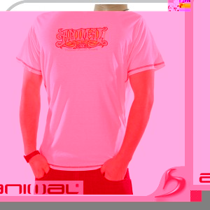 Animal T-Shirts - Animal Benga T-Shirt - Chalk