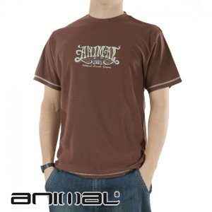 Animal T-Shirts - Animal Benga T-Shirt - Merlot