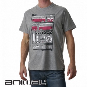 Animal T-Shirts - Animal Boysen T-Shirt - Grey