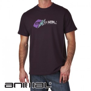 Animal T-Shirts - Animal Ciril T-Shirt - Plum