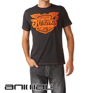 Animal T-Shirts - Animal Deluxe T-Shirt - Charcoal