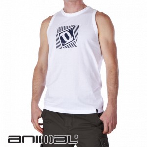 Animal T-Shirts - Animal Grom Tank Top - White