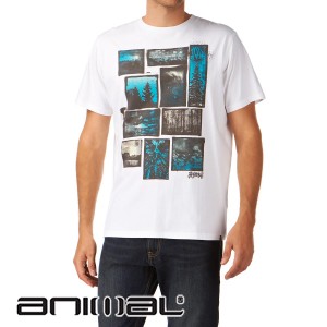 Animal T-Shirts - Animal Habin T-Shirt - White