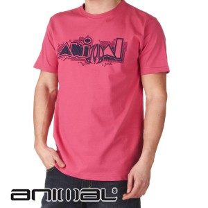 Animal T-Shirts - Animal Hagen T-Shirt - Carmine