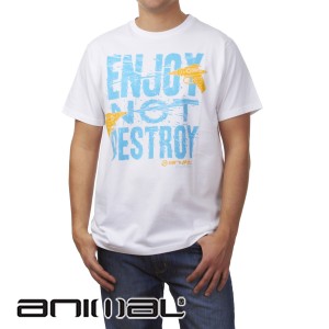 Animal T-Shirts - Animal Hargreave T-Shirt - White