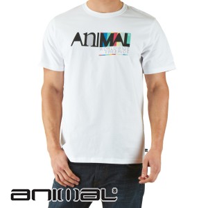 Animal T-Shirts - Animal Harwood T-Shirt - White