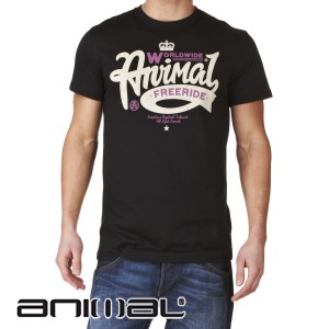 Animal T-Shirts - Animal Hugo T-Shirt - Black