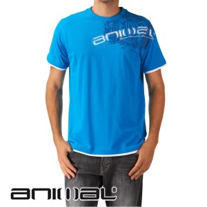 Animal T-Shirts - Animal Hummet T-Shirt - Blue