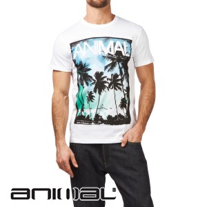 T-Shirts - Animal Llangian T-Shirt - White