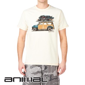 Animal T-Shirts - Animal Louth T-Shirt - Flour