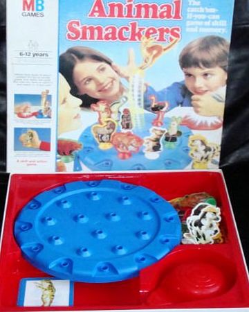 Animal Vintage 1984 Animal Smackers Board Game of Skill and Memory. MB Games.