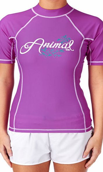 Animal Womens Animal Vickie Rash Vest - Berry