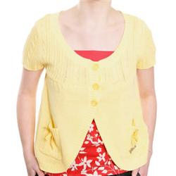 animal Womens Europe Knit Cardigan - Elfin Yellow