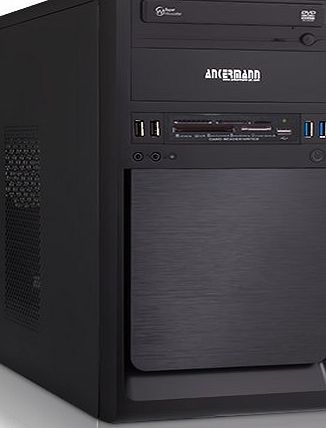 Ankermann PC Ankermann-PC Business amp; Office PC, AMD A8-6600K 4x 3.90GHz Turbo: 4.20GHz, onBoard ATI RADEON HD 8570D, 8 GB DDR3 RAM, 120GB Kingston SSD, be quiet! System Power B8 300W, -, Card Reader, EAN 42603