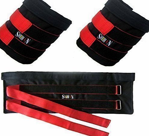ANKLE WEIGHTS SHIHAN ORIGINAL Shihan Ankle Weights Pouch sold without Weights 10kg Adjustable, Ankle Leg Weights, Athletic, Gym Training Ankle Weights (Men/Women