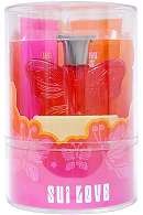 Anna Sui Love by Anna Sui Set-Eau de Toilette Spray 50ml Lotion 100ml, Shower Gel 100ml