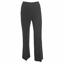 Black pinstripe trousers