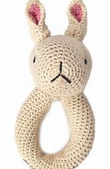 Rabbit rattle Natural `One size