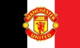 Another Quality product supplied by klicnow.com Manchester United F.C Flag Tricolor with Crest 5ft x 3ft