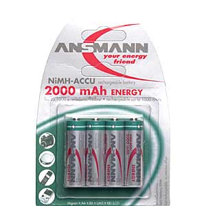 Ansmann 4x AA Ni-MH 2000 MAh