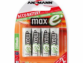 Ansmann maxE AA PLUS Pre-Charged Batteries -