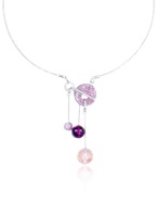 Antica Murrina Loop - Murano Bead Sterling Silver Toggle Necklace