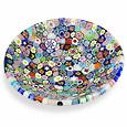 Antica Murrina Veneziana Millefiori - Multicolor Murano Glass Round Little Plate