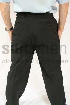 Antich Men` Single pleat suit trousers