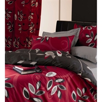 antigua Red Quilt Cover Set Double